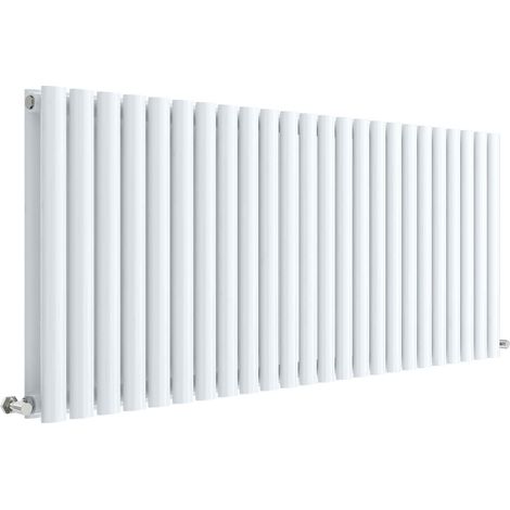 Nuie 600mm x 1398mm Gloss White Revive Double Panel Radiator - HL340D (1/7)