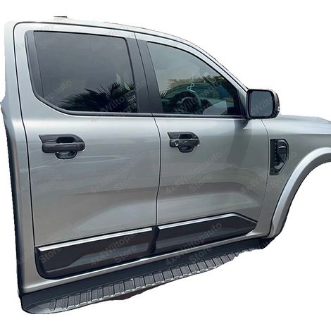 Toma de aire para capó, protector de moldura de puerta lateral, ajuste personalizado para FORD RANGER T9, PROTECTORES DE PUERTAS LATERALES (1/2)