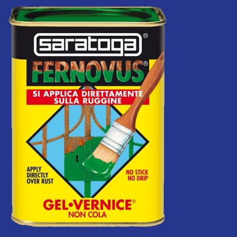 Fernovus 750 ml, peinture gel brillante Saratoga Bleu Mer.