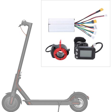 Ensemble d'accessoires de contrôleur pour vélo électrique en fibre de carbone 5,5 pouces (manette, accélérateur, frein) (1/5)
