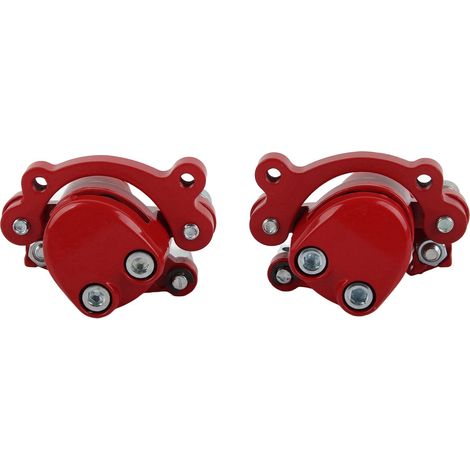 Jeu de 4 Plaquettes de Frein à Disque Avant Arrière pour Mini Moto et Quad Enfant 43cc 47cc 49cc (1/5)