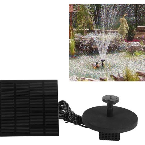 Bomba sumergible para fuentes, alimentada por energía solar, ideal para estanques, abrevaderos y jardines. Pompesol PompanMax ABS, cabezal de 120 cm, juego completo con 10 accesorios. (1/5)