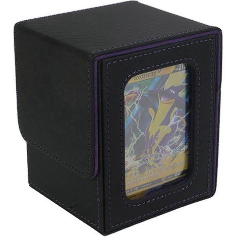 Boîte de rangement pour plus de 100 cartes de jeu - Noire et (1/5)