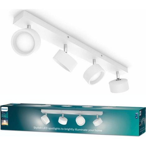 Philips - Spotleuchte, 4-flammig, 2700 K, 22 W, weiß 929003298901 (1/5)