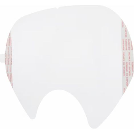 Film de protection visière pour masque complet réutilisable 3M Série 6800 (Lot de 25) Incolore Unique.