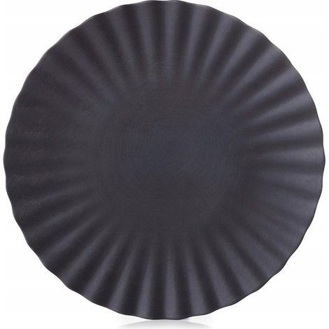 Revol PEKOE Flacher Teller Schwarz 21 cm Porzellan