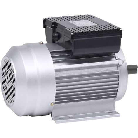 Moteur électrique monophasé, aluminium, 1,5 kW, 2 CV, 2 pôles, 2800 tr/min (1/5)