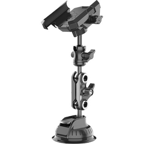 Porte-Téléphone Voiture,Support À Ventouse pour Camion,Support Mobile Rotatif 360 Degrés pour Pare-Brise Et Fenêtre - pour Conduite Navigation GPS Direction Contrôle Musique Streaming Vidéo (1/5)