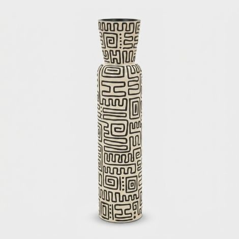 Vase en résine nairobi cm ø 15,5x65 (trou cm ø 11,5) (1/5)