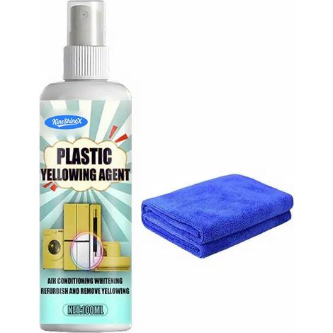 1 pièceNettoyant pour plastique jauni - Redonnez de l'éclat à vos appareils grâce à sa formule sûre et non corrosive pour le nettoyage des équipements de la maison et du bureau (1/5)