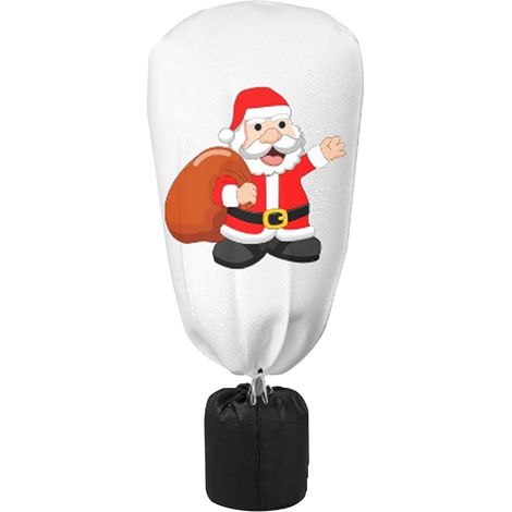 Pflanzenschutzhaube Frostschutz mit Reißverschluss, Weihnachtsmuster – wiederverwendbar jede Saison (1/5)