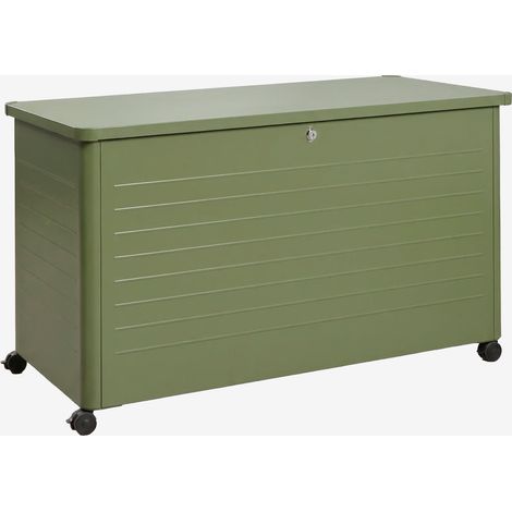 Coffre de rangement pour jardin en acier Forzan SKLUM Vert Olive Intense (1/5)