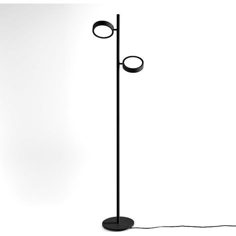 Piantana moderna gea luce gpin20 led orientabile dimmerabile alluminio metacrilato (1/5)