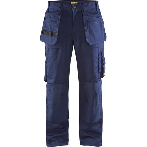 Pantaloni da lavoro artigianali 1530186 - Blu Marine XL - FR(50) - SE(C56) - Normative (1/2)