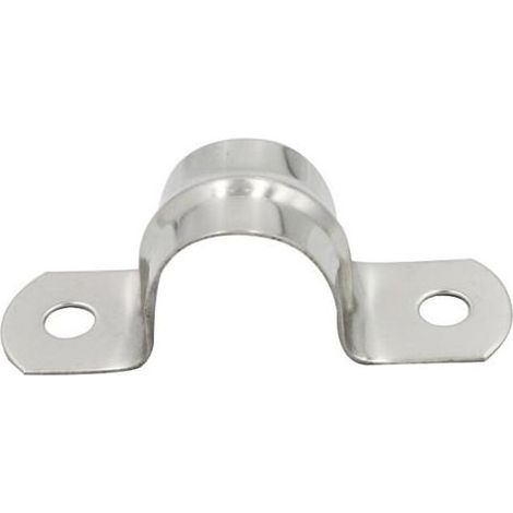 Lntyq Collier de serrage rigide de 0,2 pouce x 160 pièces Attache de tension en acier inoxydable Clips en treillis métallique rigide pour la fixation de tuyaux (1/4)