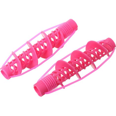 Rouleaux Pour Boucler Les Cheveux - Sans Chaleur Ni Pince - En ABS Et Nylon - Pour Coiffure DIY À Domicile - Lot De 4 (1/5)