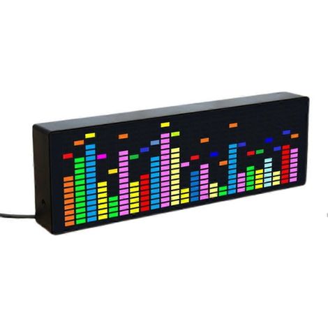 Lumières rythmiques à spectre musical LED avec capteur vocal (commande filaire) -- (1/5)