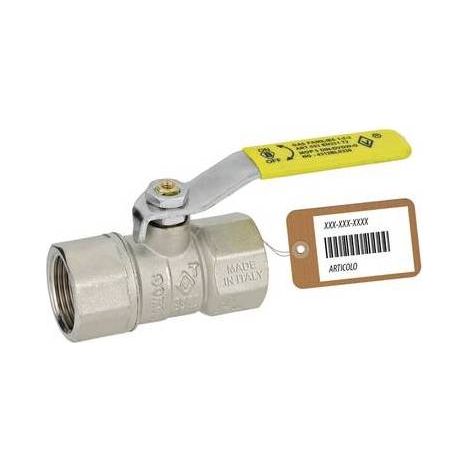 VALVOLA A SFERA GAS FF CON LEVA LUNGA MOD. DAKOTA F-BRICO Misura: 3/4"  DN  15