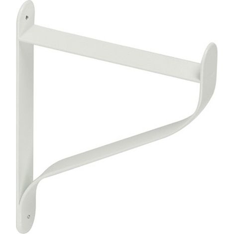 Escuadra para Estantería en Acero  Acabado en Cromo Mate Líquido  Medidas 25210206 mm  Sistema de Fijación Atornillado  1 Unidad - (1/2)