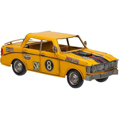 Coche de metal amarillo 27x12.5x9.5