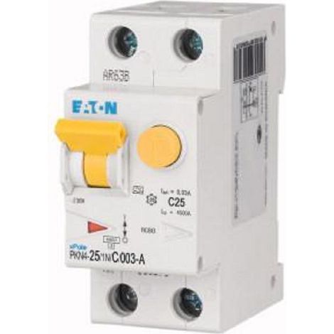 Eaton pkn4-25/1n/c/003-a interruttore magnetotermico 1n 25a c 0,03 classe a 237135
