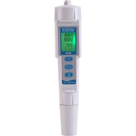 3-in-1 digitales PH-EC-Messgerät und Thermometer, 0,01 PH hochpräziser Wassertester für Trinkwasser zu Hause, Schwimmbäder und Aquarien (1/4)