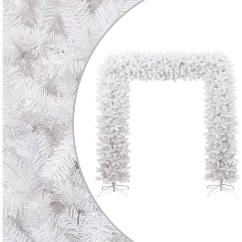 Prolenta Premium Weihnachtsgirlande Weiß 240 cm (1/5)