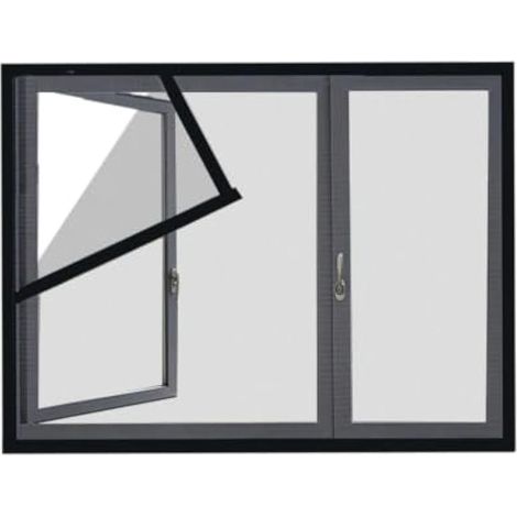 Moustiquaire de fenêtre pour chat, autocollant solide en maille pour chat, animaux de compagnie, protection de fenêtre et protège contre les insectes à l'extérieur, filet de sécurité d'intérieur pour (1/5)