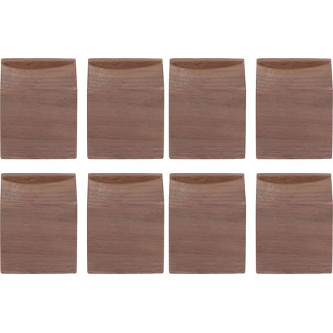 8 Diffuseurs d'Huiles Essentielles en Bois Naturel Portable pour Voiture Bureau Chambre - Lot de 8 (1/5)