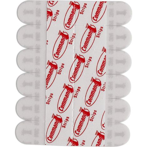 Strisce biadesive COMMAND by 3M per quadri e poster in 3 misure Packaging - 8 Strip (9,3 x 1,9cm) (1/5)