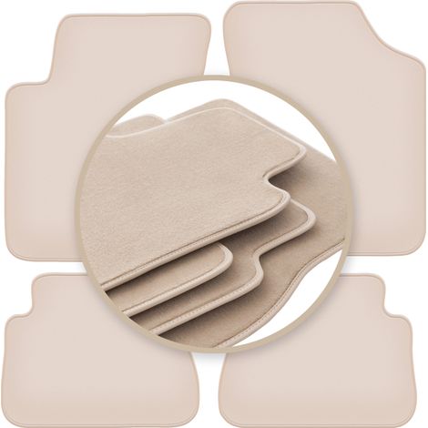 Tapis beiges PREMIUM pour : Kia Picanto I berline 2003-2011 (1/5)
