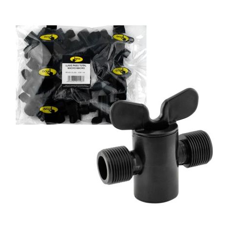 Llave Total Grande Macho 3/4 - 3/4 Bolsa 25uds, ABRISA. (1/5)