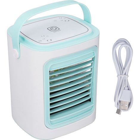 Ventilatore USB da tavolo con 3 velocità - Controllo velocità - Mini refrigeratore - Studente