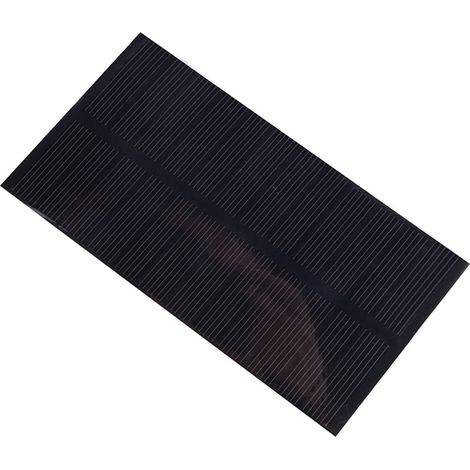 Panneau Solaire Monocristallin 6V 1W de Haute Qualité pour Charge DIY Sécurisé (1/5)