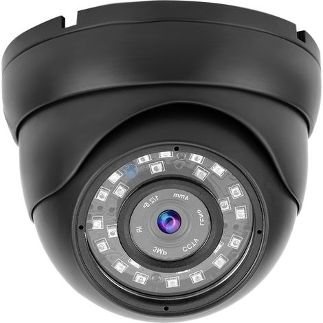 Caméra dôme CCTV AHD 1080p vidéosurveillance système NTSC pour bus bateau voiture noir (1/5)