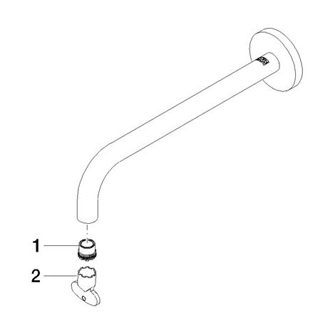 Dornbracht 90282235200-00 Bec Pièces de rechange