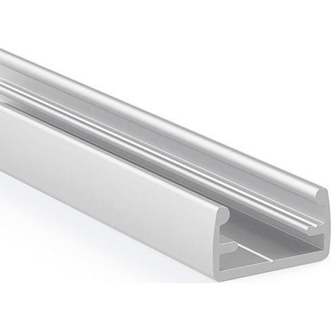 perfil led koy. natural anodizado/satinado. para embutir. sección 14x7,5mm. barra de 3m ( color:000000 2)