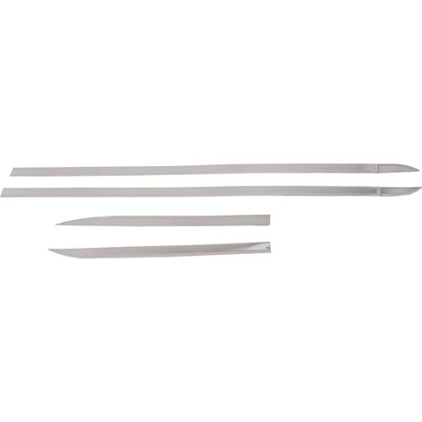 6 Garnitures latérales en acier inoxydable, modification auto pour Land Rover Defender 2020-2021, kit de 6 pièces (1/5)