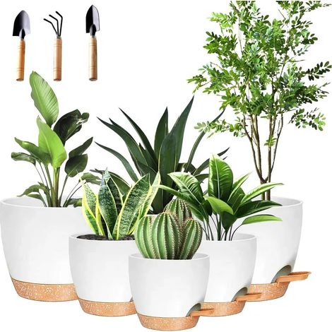 F/ Jardinière suspendue en rotin synthétique avec motif alvéolé.f (1/5)
