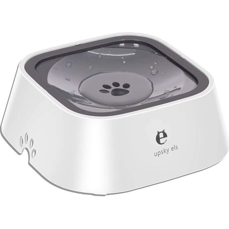 1 Gamelle chien, anti-déversement, distributeur eau lent, antidérapante, 1 litre, chiens chats (1/5)