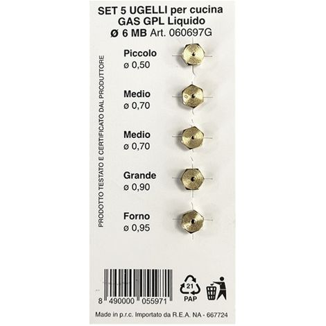 UGELLI PER CUCINA per gpl