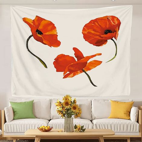 Tapisserie murale tendance et élégante pour chambre à coucher, au design attrayant. 150x130cm (1/5)