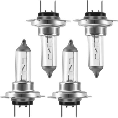 4 Ampoules de Phare Voiture H7 12V / 55W Halogène Lampe Standard (1/4)