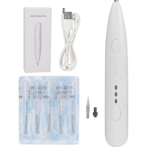 Pinceau électrique portable anti-taches pour retirer grains de beauté, points noirs et taches de rousseur – Appareil de soin esthétique pour usage domestique (1/5)