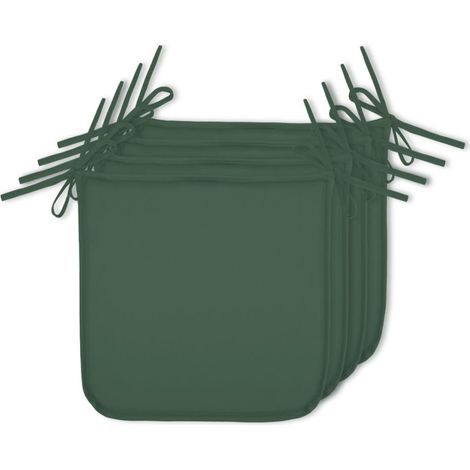 Lote de 4 Tapetes de Tela Hawai Exterior Verde 38x38cm - Tela