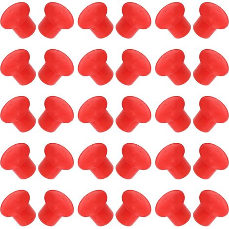 Protections de barres d armature en plastique rouge haute (1/5)