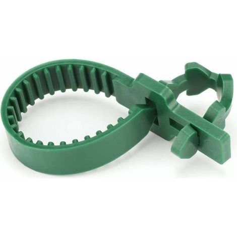 KLVGTIFS PU - 10 pièces 24 cm robuste en caoutchouc souple plante arbre sangles réglable emboîtement jardin attaches pour arbuste Rose plante (1/5)