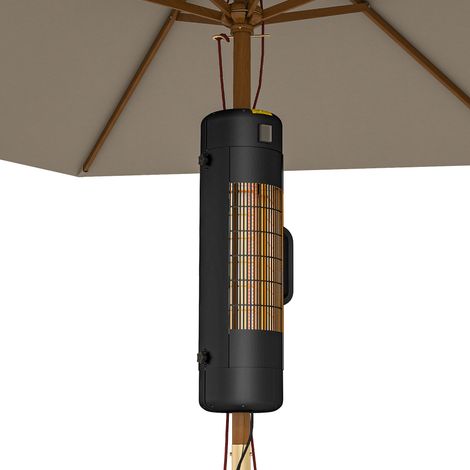Outsunny Patio Parasol Heater, Electric Umbrella Mounted Heater for 25-70 mm Poles