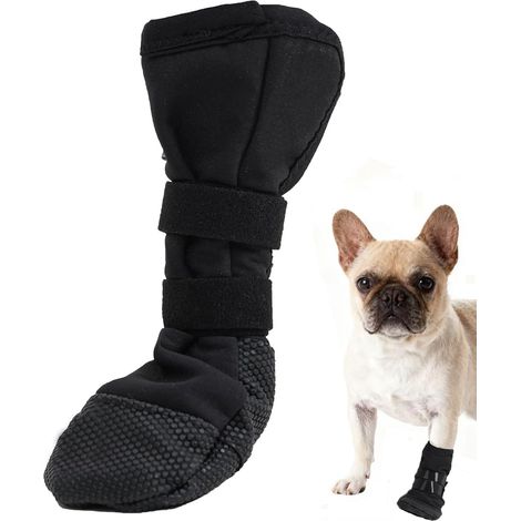 Chaussette Chien - 1 Pièce - Polyester - Protection Plaie et Récupération - Pour Chiot Petit Moyen - Taille M (1/5)