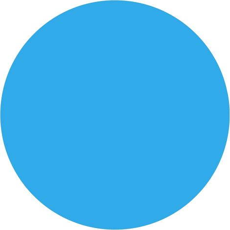 Round Pool Cover 488 cm PE Blue